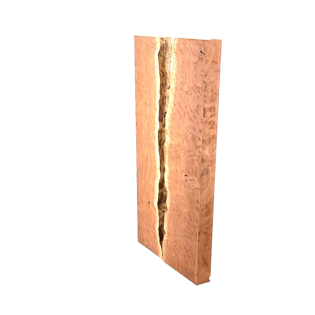 Figured Red Gum , River Board Sets , 500 X 260 X 35, Leg set, , Back Side