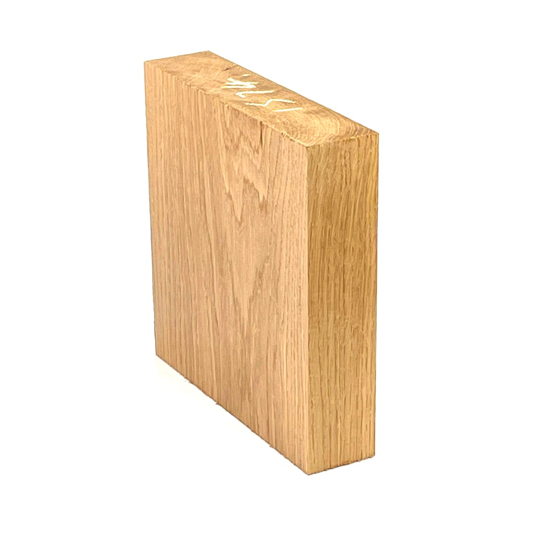 American White Oak, Bowl Blank, 195 X 195 X 45, , Back Side