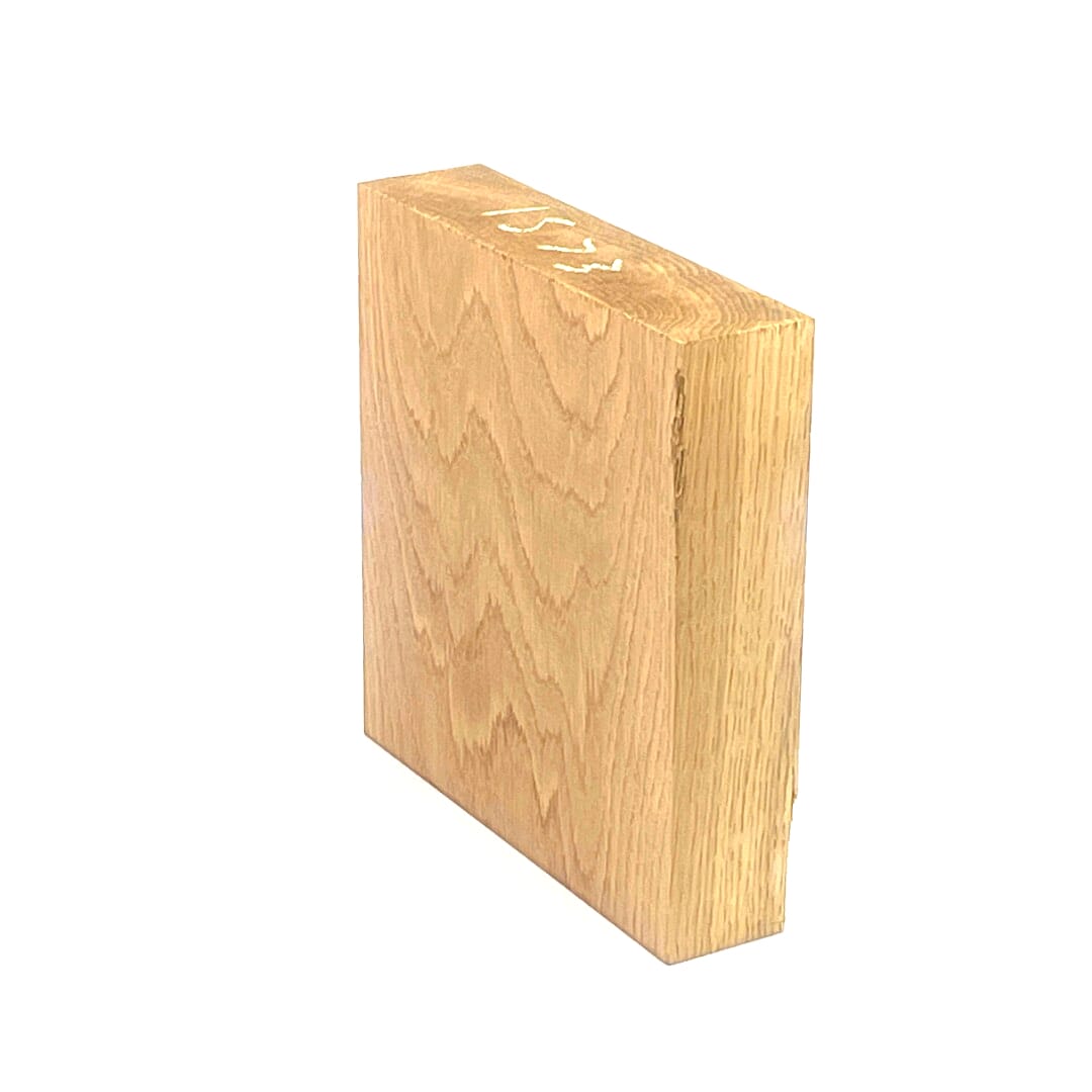 American White Oak, Bowl Blank, 195 X 195 X 46, , Back Side