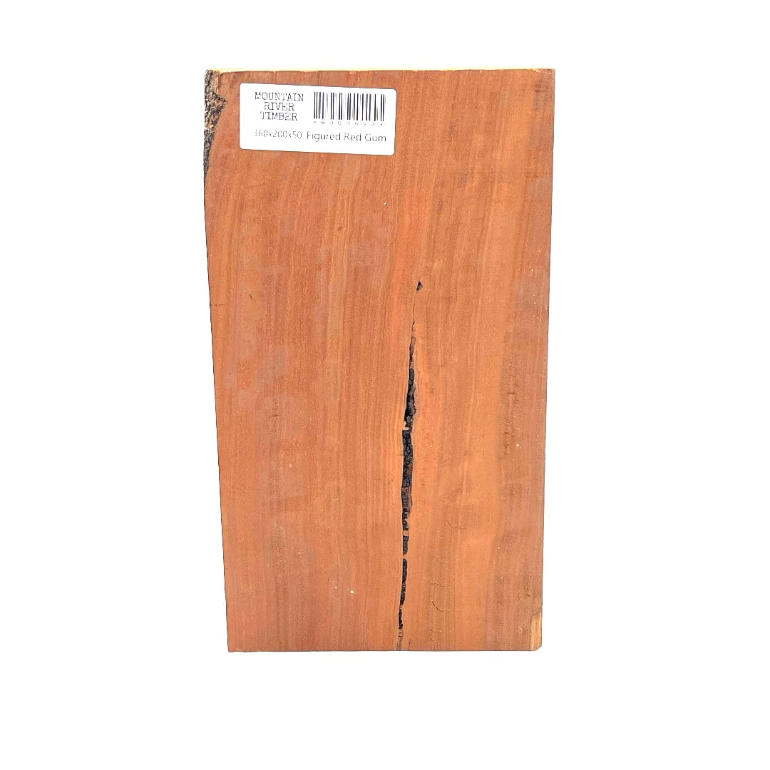 Figured Red Gum , Board DAR, 360 X 200 X 50, , Front Side