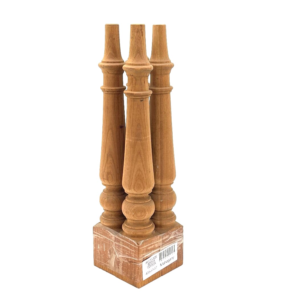 Mahogany, Leg Set, 420 X 57 X 57, Leg set, , Front Side