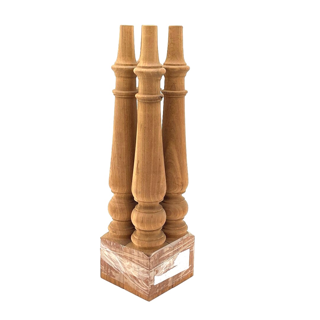 Mahogany, Leg Set, 420 X 57 X 57, Leg set, , Left Side