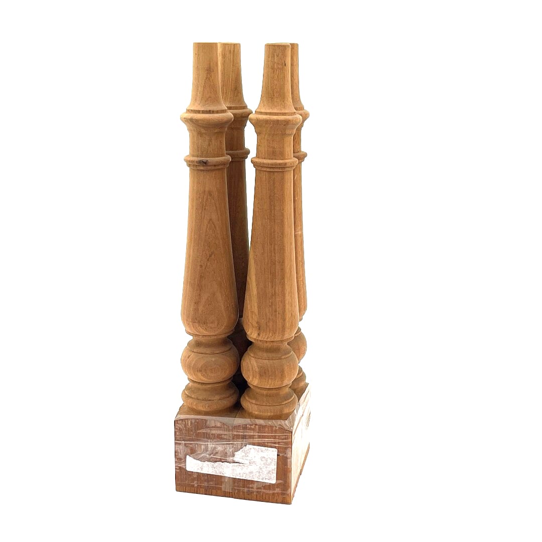 Mahogany, Leg Set, 420 X 57 X 57, Leg set, , Back Side