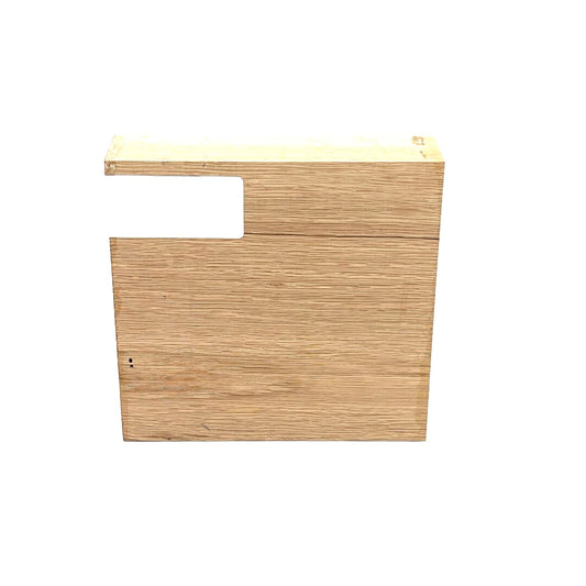 American White Oak, Bowl Blank, 185 X 180 X 45, , Front Side