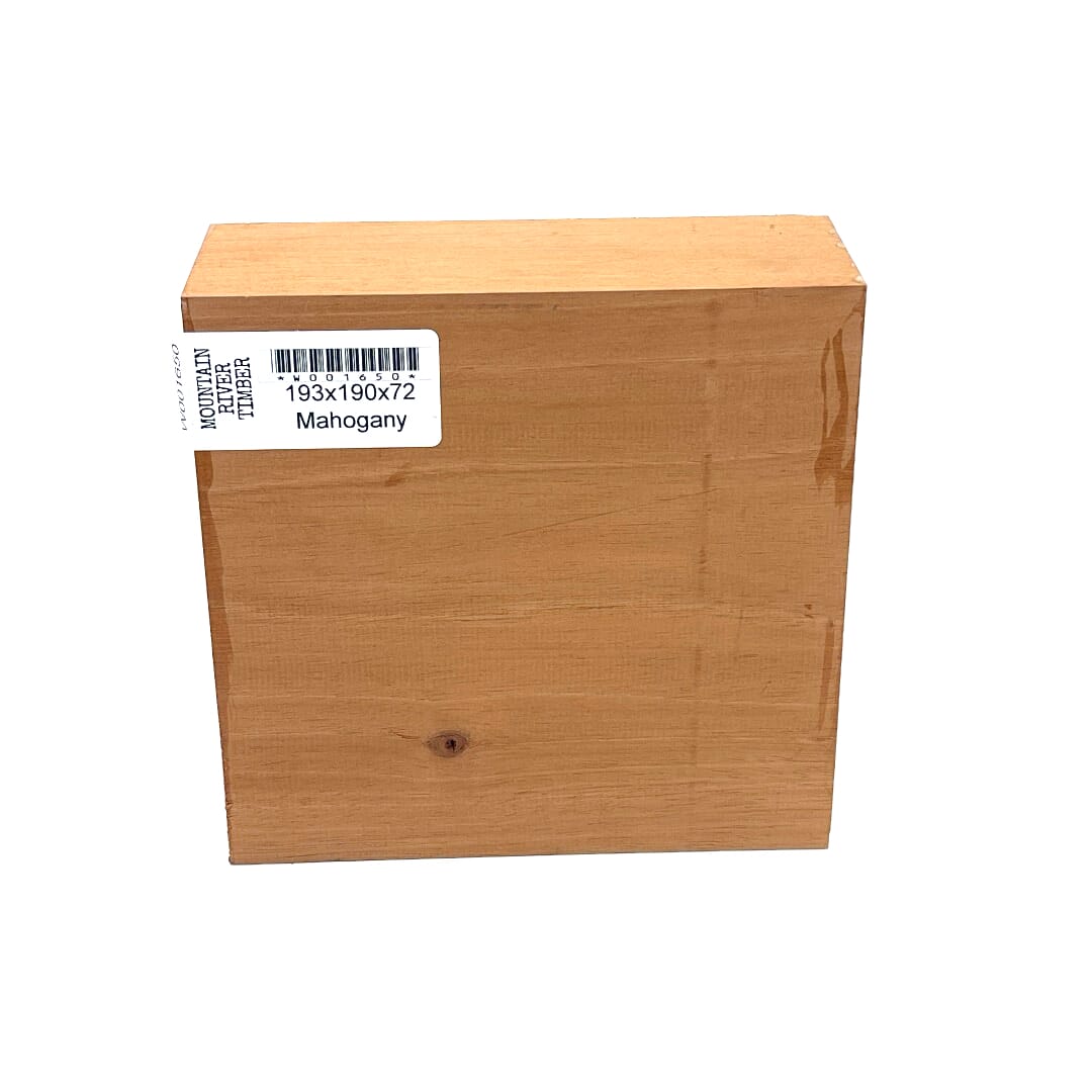 Mahogany, Bowl Blank, 193 X 190 X 72, , Front Side