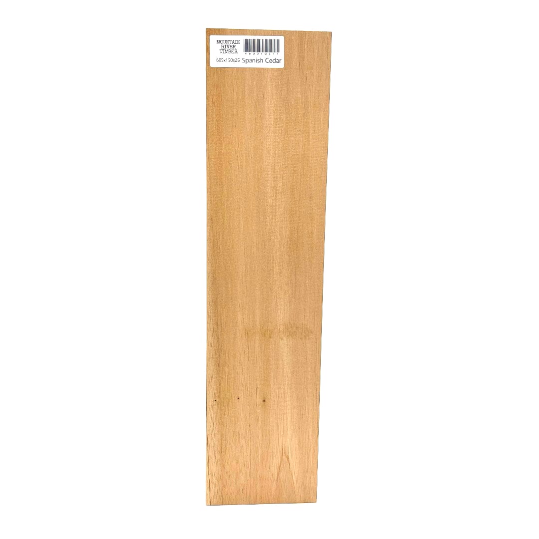 Spanish Cedar, Board DAR, 605 X 150 X 25, , Front Side