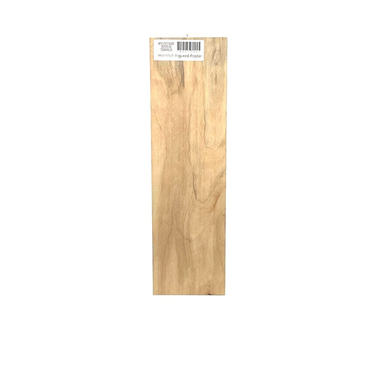 Figured Poplar, Board DAR, 480 X 137 X 25, , Front Side