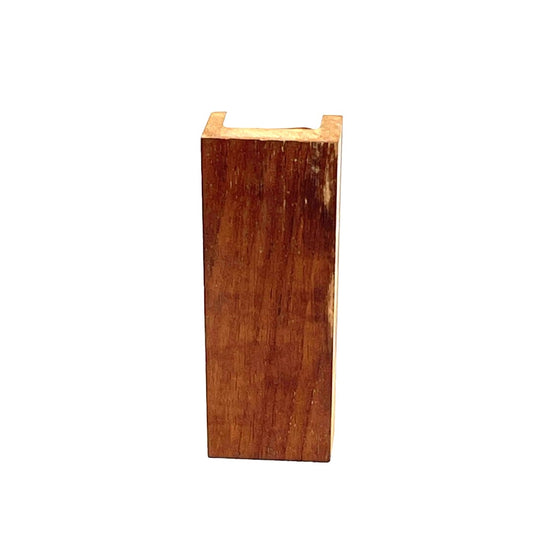 Red Cedar, Handle Block Stabilized , 130 X 50 X 30, Carving , Front Side