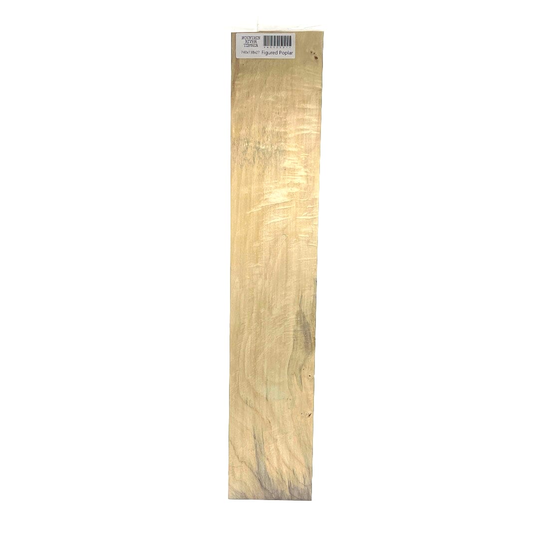 Figured Poplar, Board DAR, 740 X 138 X 27, , Front Side