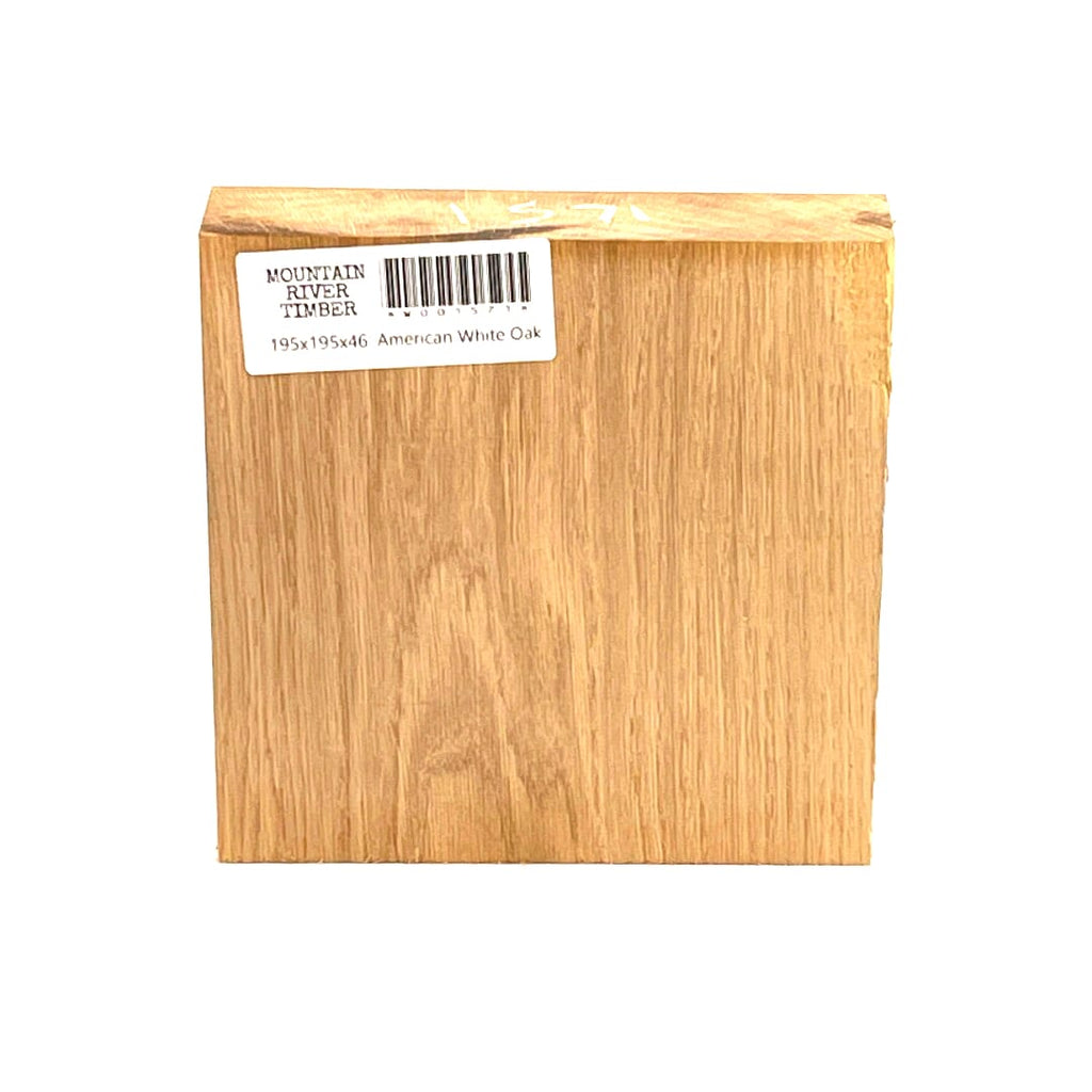 American White Oak, Bowl Blank, 195 X 195 X 46, , Front Side