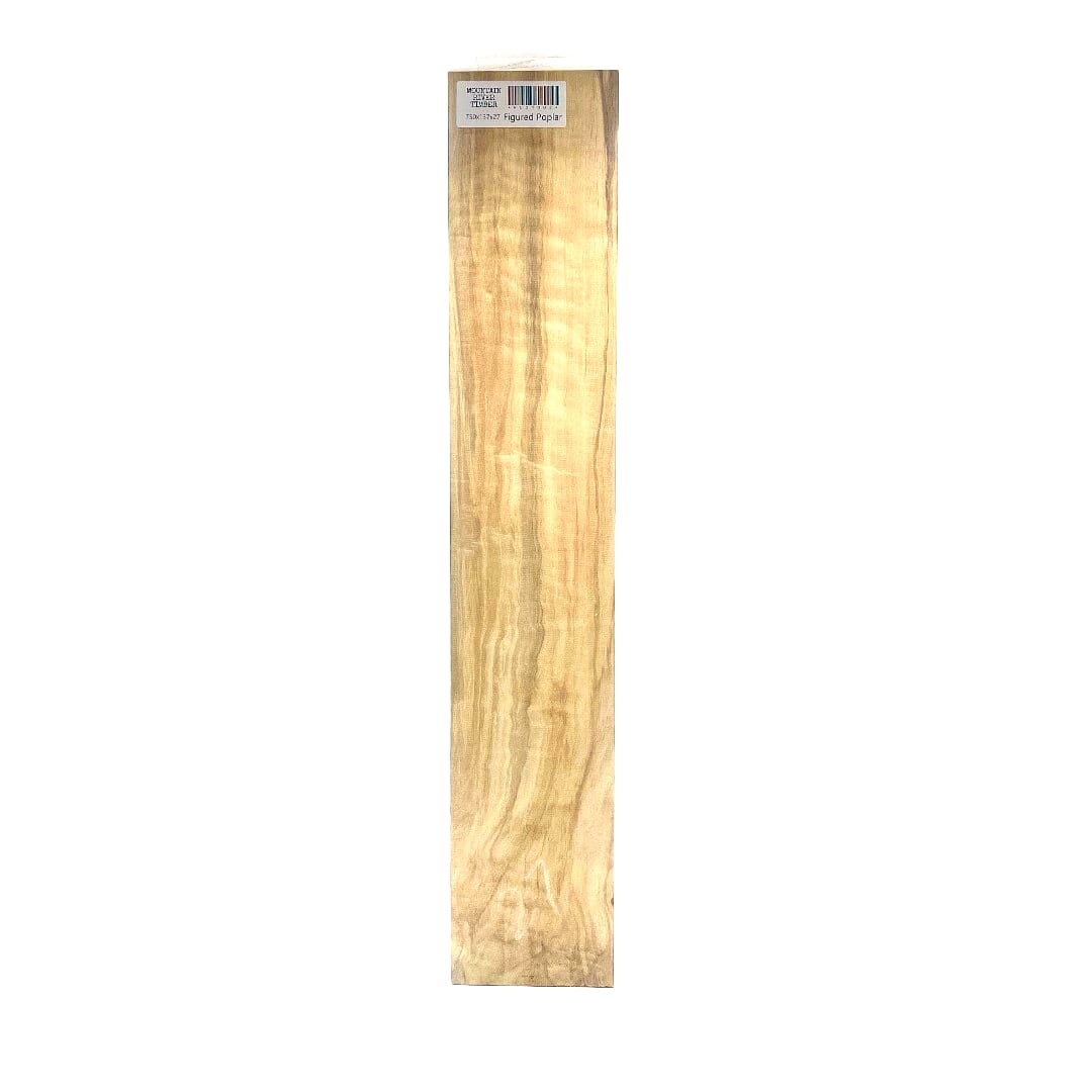 Figured Poplar, Board DAR, 750 X 137 X 27, , Front Side