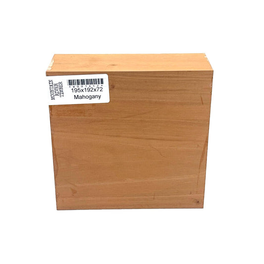Mahogany, Bowl Blank, 195 X 192 X 72, , Front Side