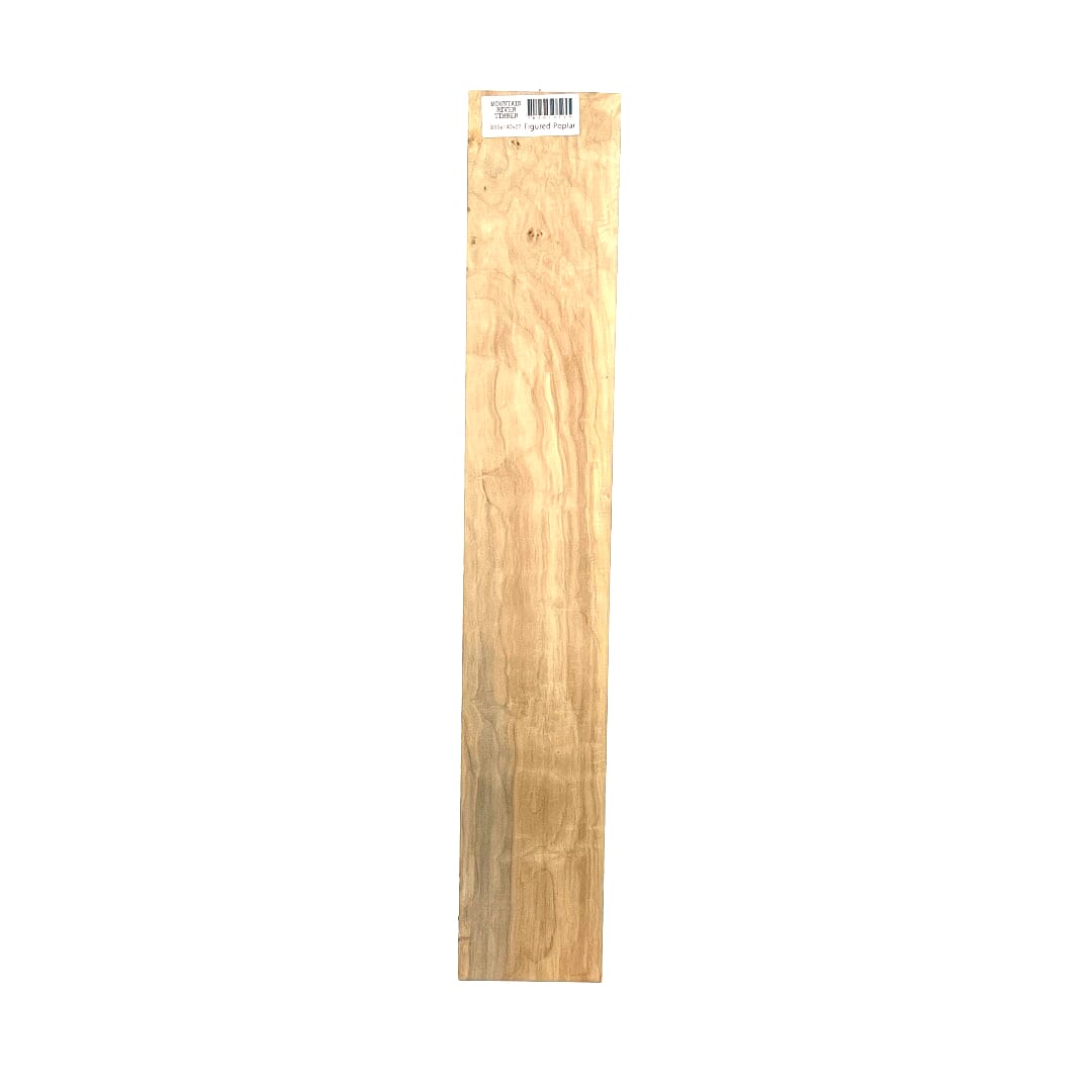 Figured Poplar, Board DAR, 835 X 140 X 27, , Front Side