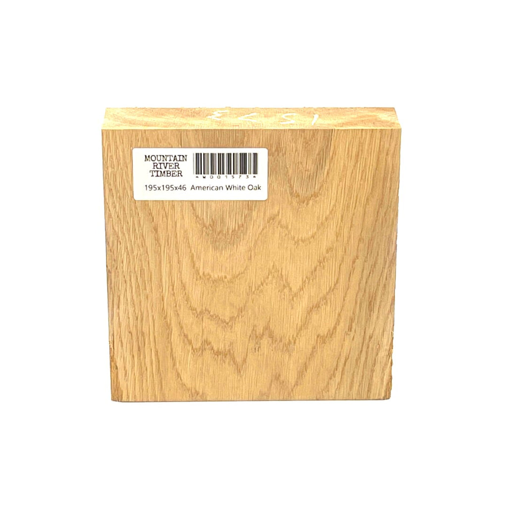 American White Oak, Bowl Blank, 195 X 195 X 46, , Front Side