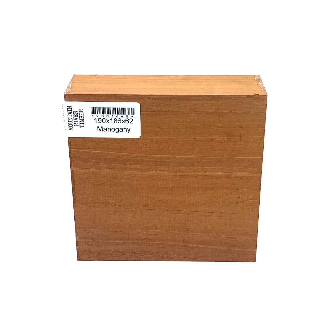 Mahogany, Bowl Blank, 190 X 186 X 62, , Front Side