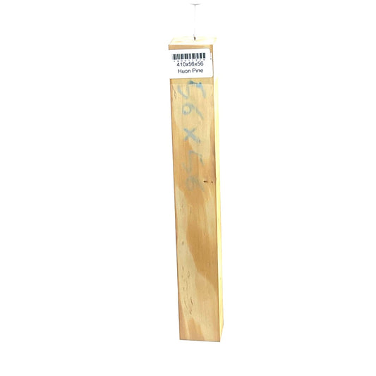 Huon Pine, Spindle Turning Blank, 410 X 56 X 56, Leg set, , Front Side