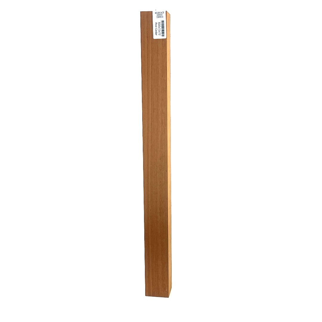 Red Cedar, Spindle Turning Blank, 830 X 72 X 72, Leg set, , Front Side