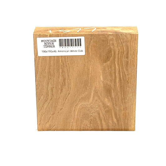 American White Oak, Bowl Blank, 190 X 195 X 46, , Front Side