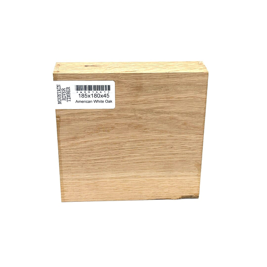 American White Oak, Bowl Blank, 185 X 180 X 45, , Front Side