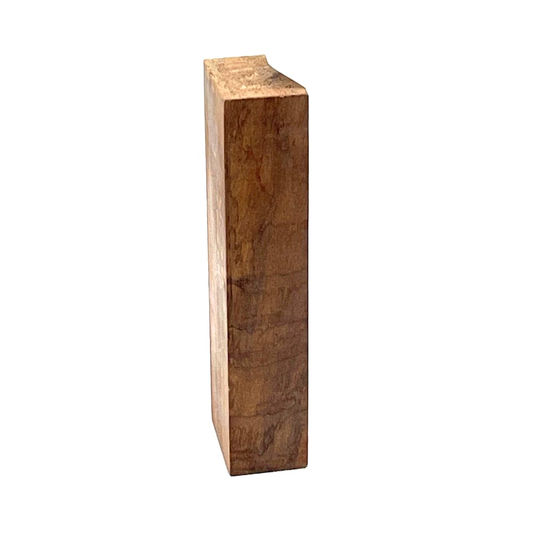 Figured Red Gum , Handle Block Stabilized , 150 X 50 X 30, Carving , Right Side