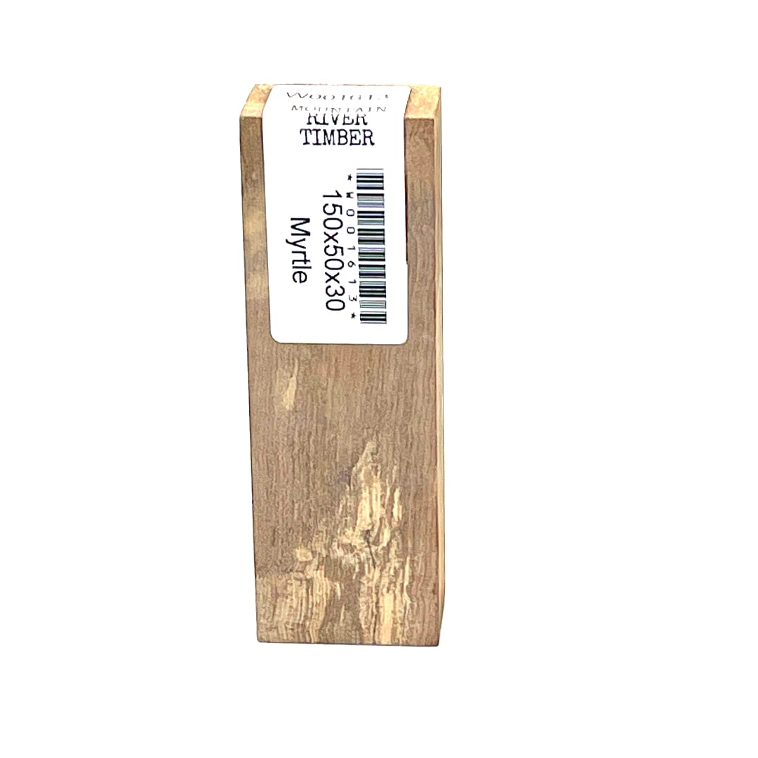 Myrtle, Handle Block Stabilized , 150 X 50 X 30, Carving , Left Side