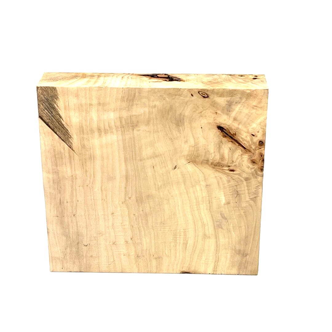 Figured Poplar, Bowl Blank, 280 X 300 X 62, , Left Side