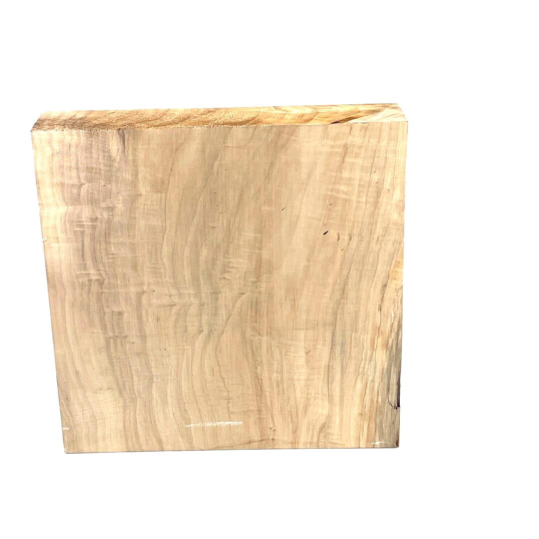 Figured Poplar, Bowl Blank, 340 X 340 X 70, , Left Side