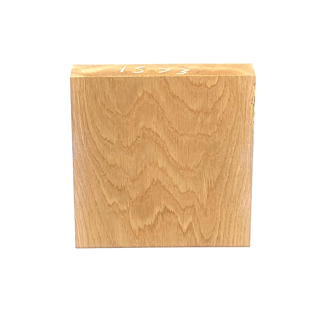 American White Oak, Bowl Blank, 195 X 195 X 46, , Left Side