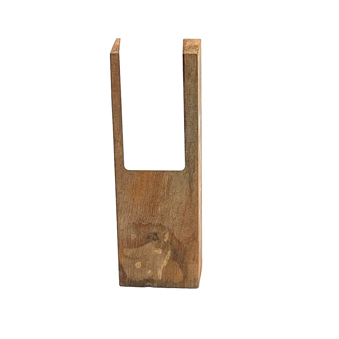 Figured Red Gum , Handle Block Stabilized , 150 X 50 X 30, Carving , Left Side