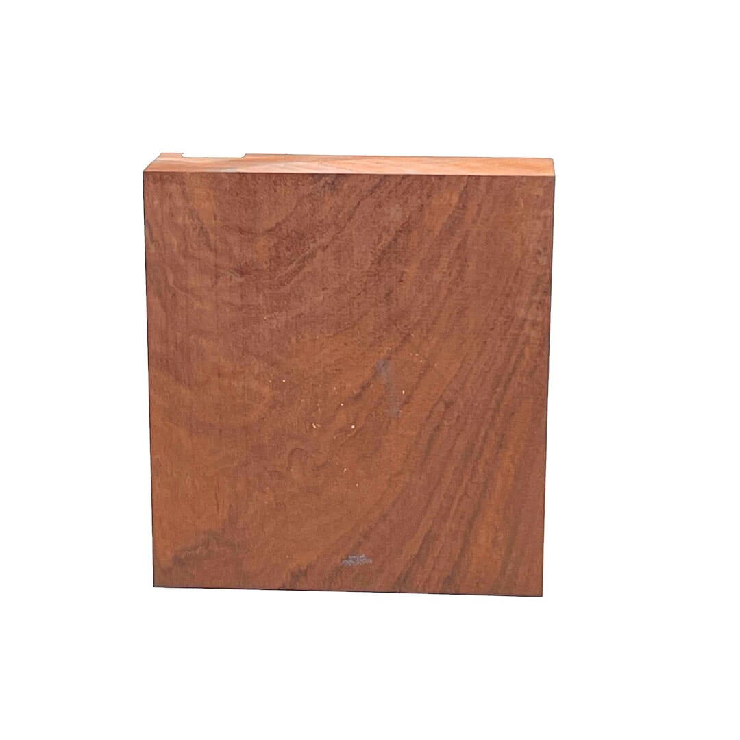 Figured Red Gum , Bowl Blank, 250 X 230 X 68, , Left Side