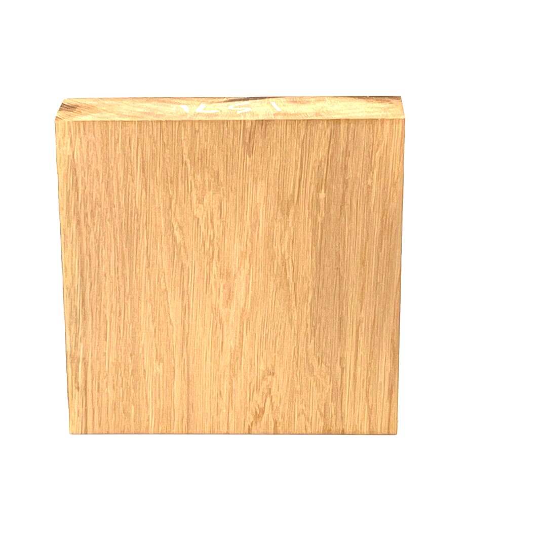 American White Oak, Bowl Blank, 195 X 195 X 46, , Left Side