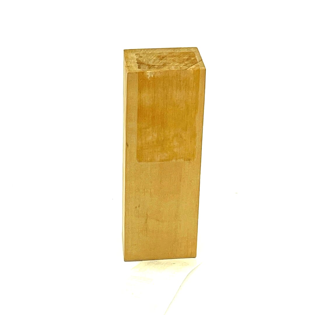 Figured Huon Pine, Handle Block Stabilized , 128 X 45 X 37, Carving , Left Side