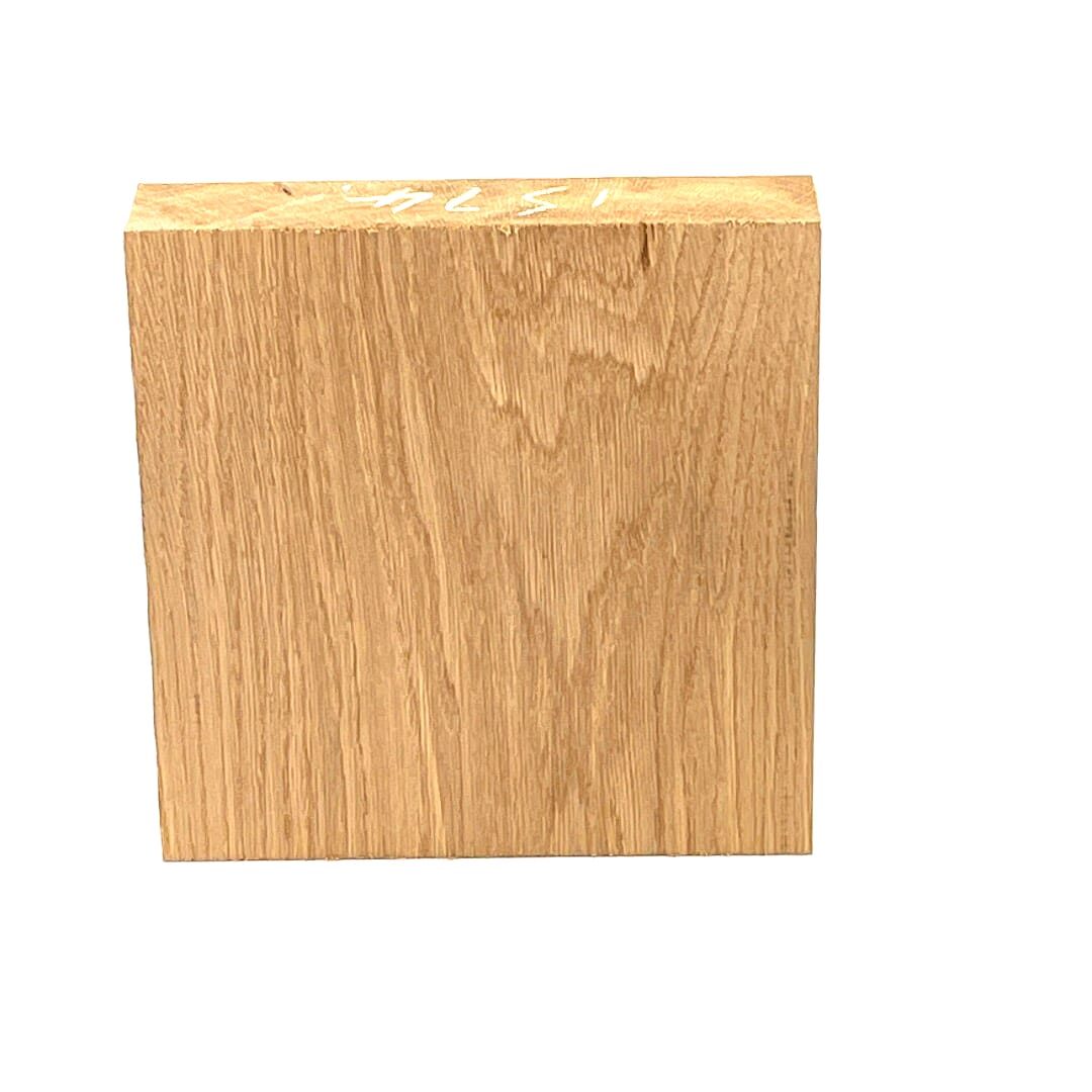 American White Oak, Bowl Blank, 195 X 195 X 45, , Left Side