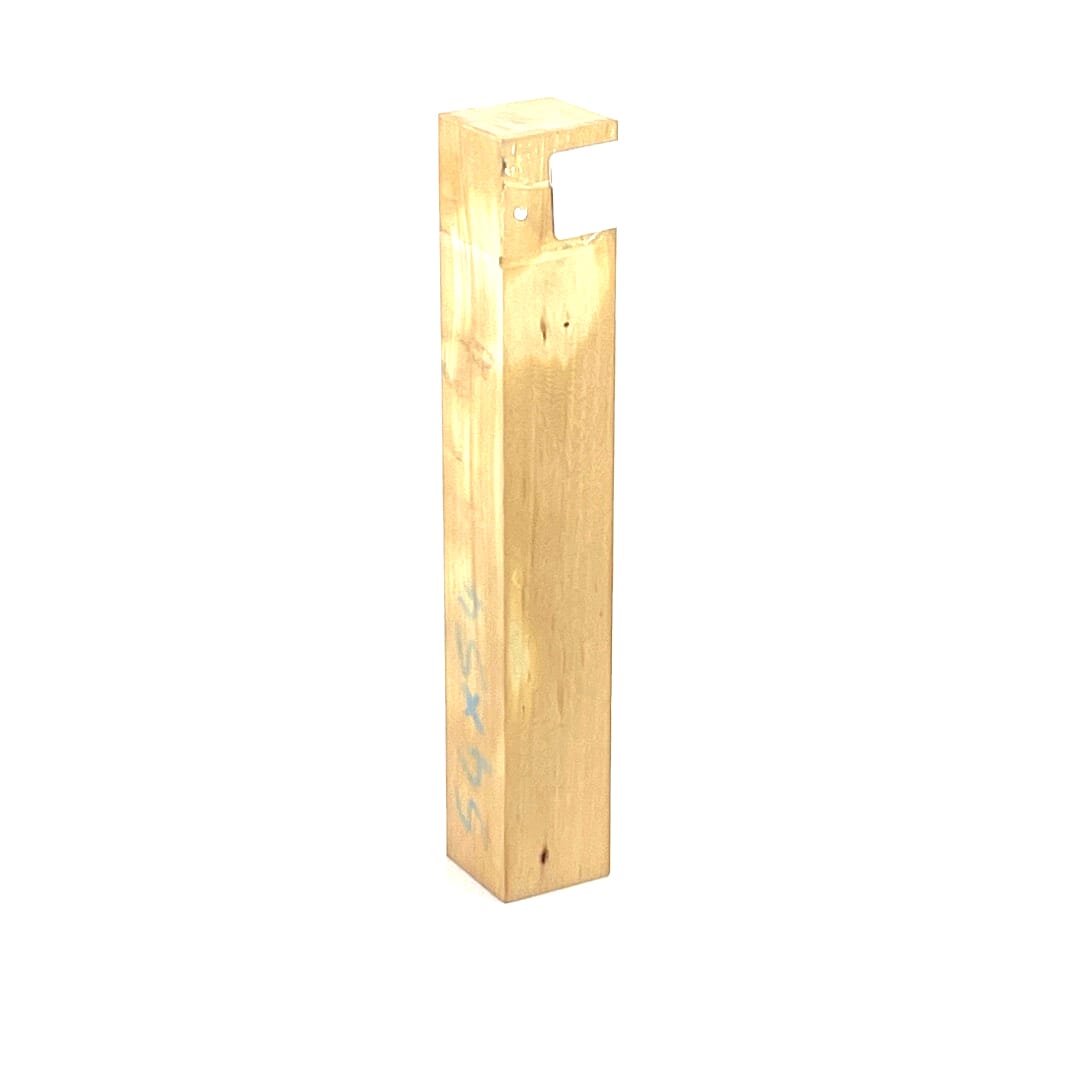 Huon Pine, Spindle Turning Blank, 340 X 54 X 54, Leg set, , Back Side