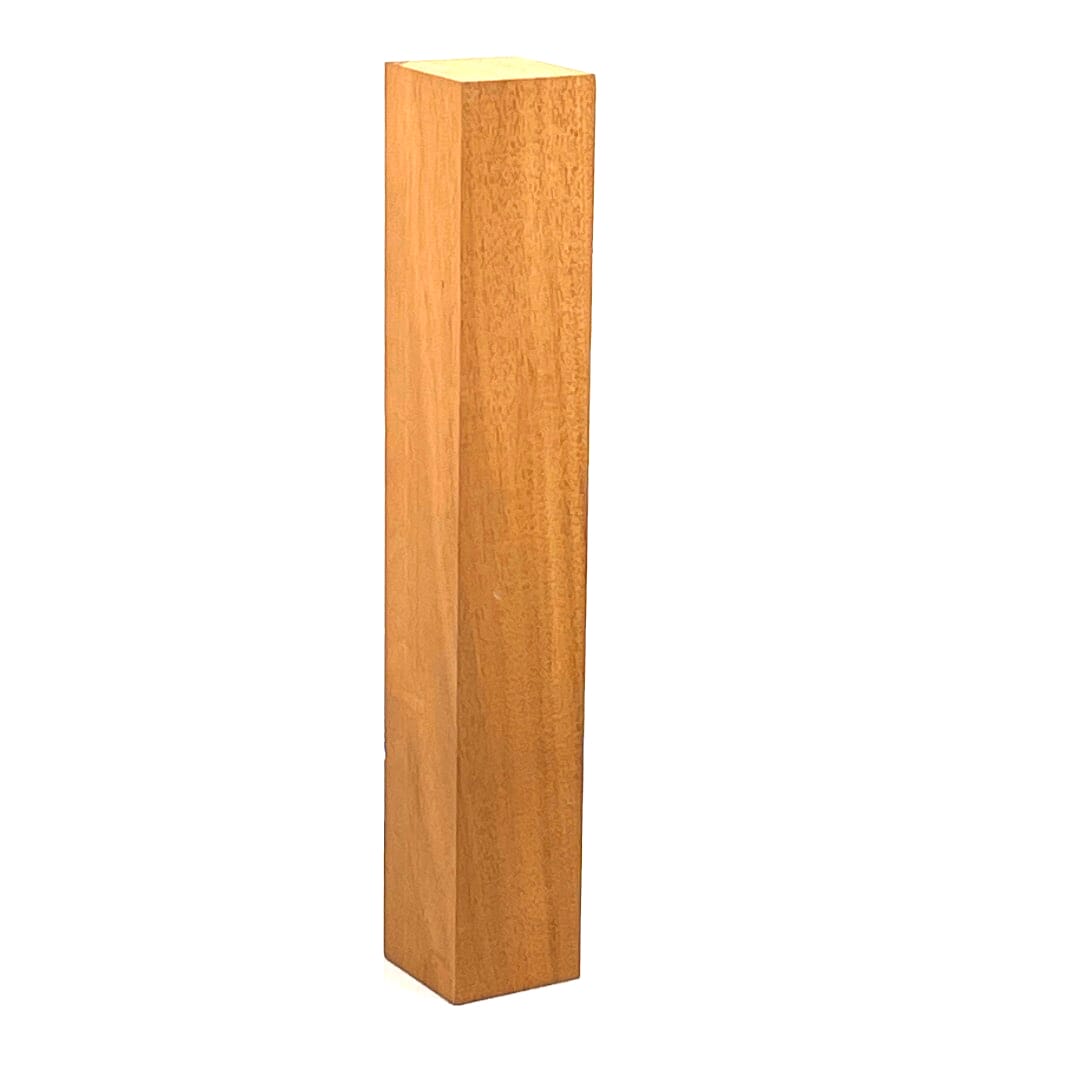 Mahogany, Spindle Turning Blank, 370 X 60 X 60, Leg set, , Back Side