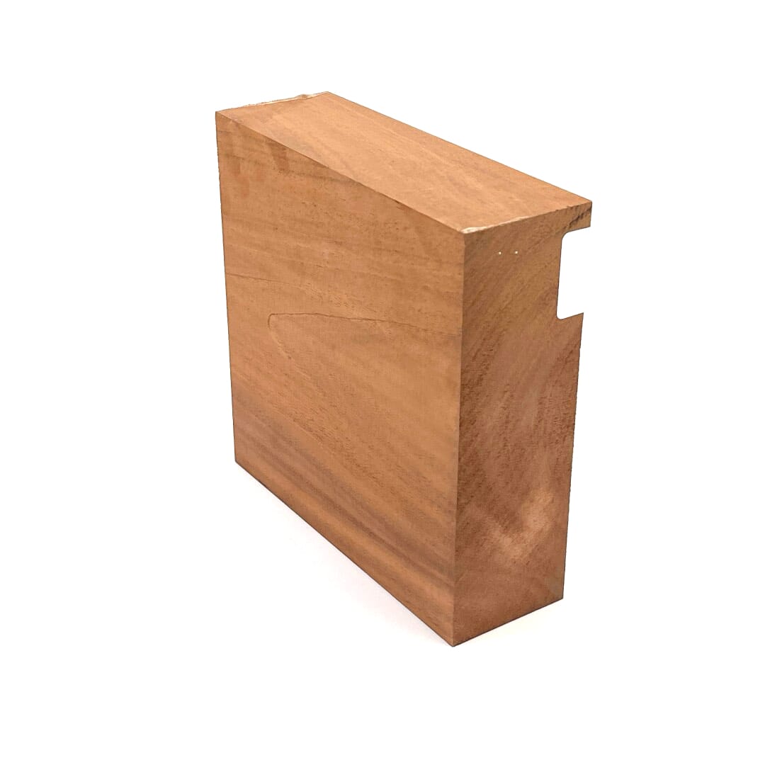 Mahogany, Bowl Blank, 190 X 186 X 62, , Back Side