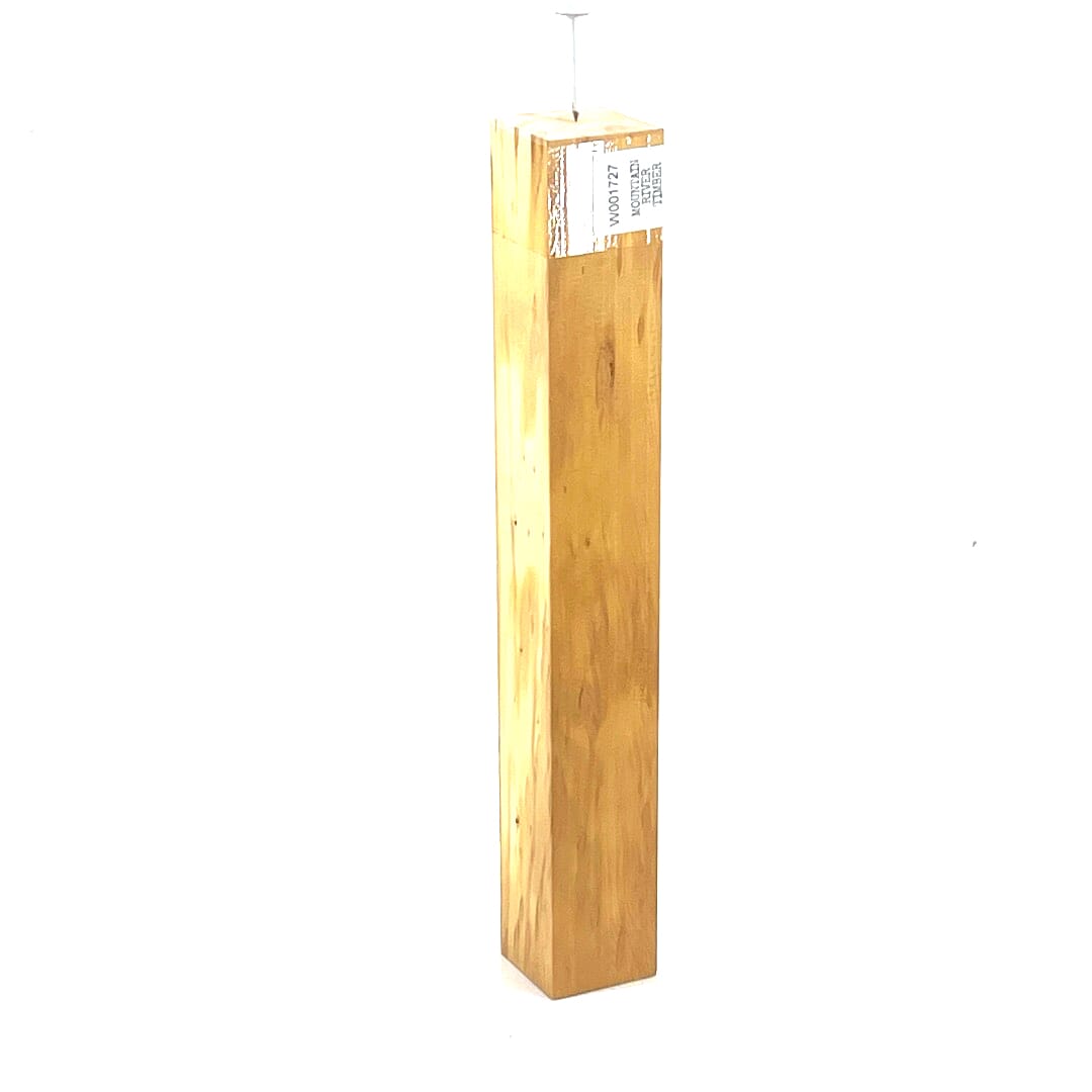 Huon Pine, Spindle Turning Blank, 410 X 56 X 56, Leg set, , Back Side