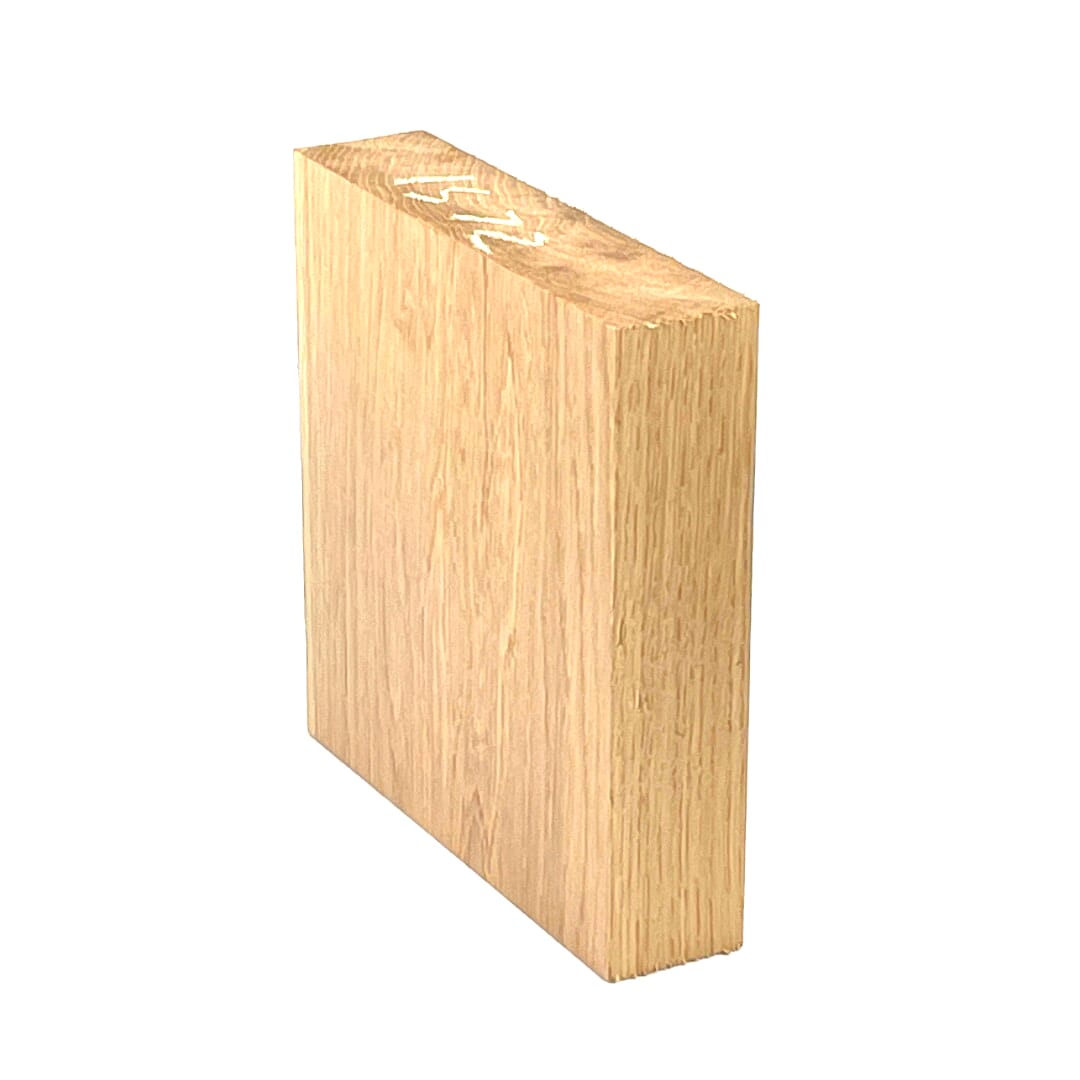 American White Oak, Bowl Blank, 195 X 195 X 45, , Back Side