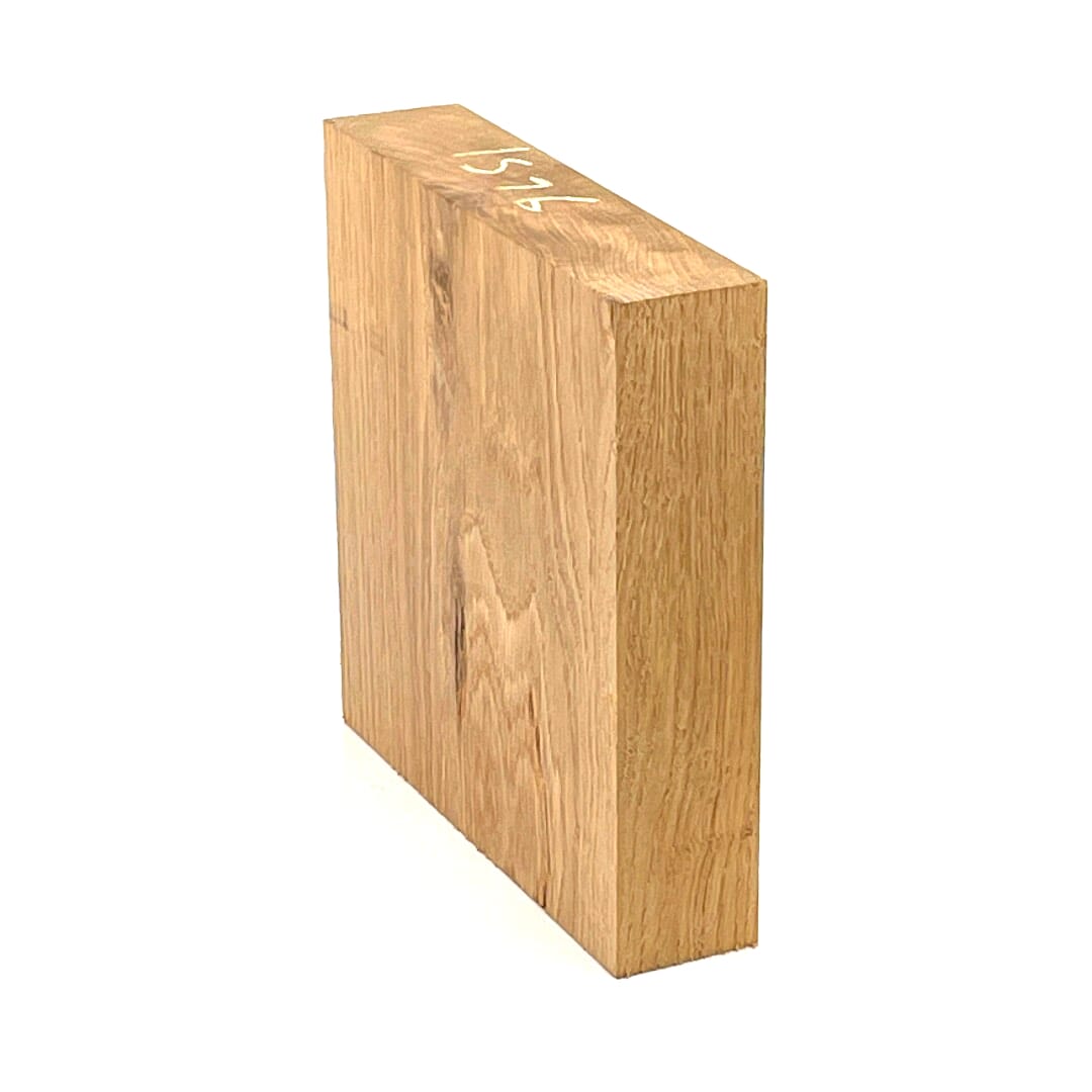 American White Oak, Bowl Blank, 195 X 195 X 46, , Back Side