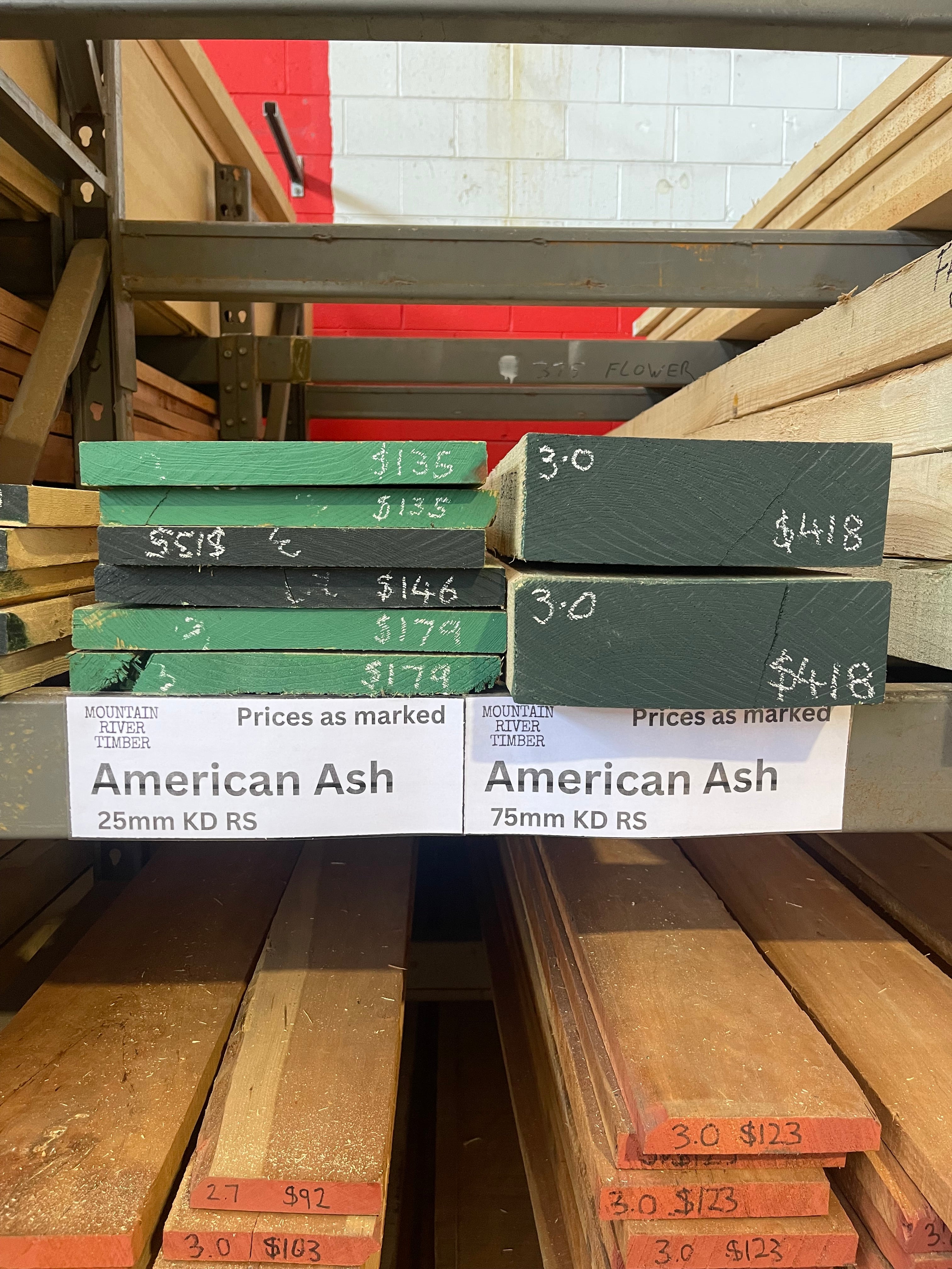 American Ash Rough Sawn Boards