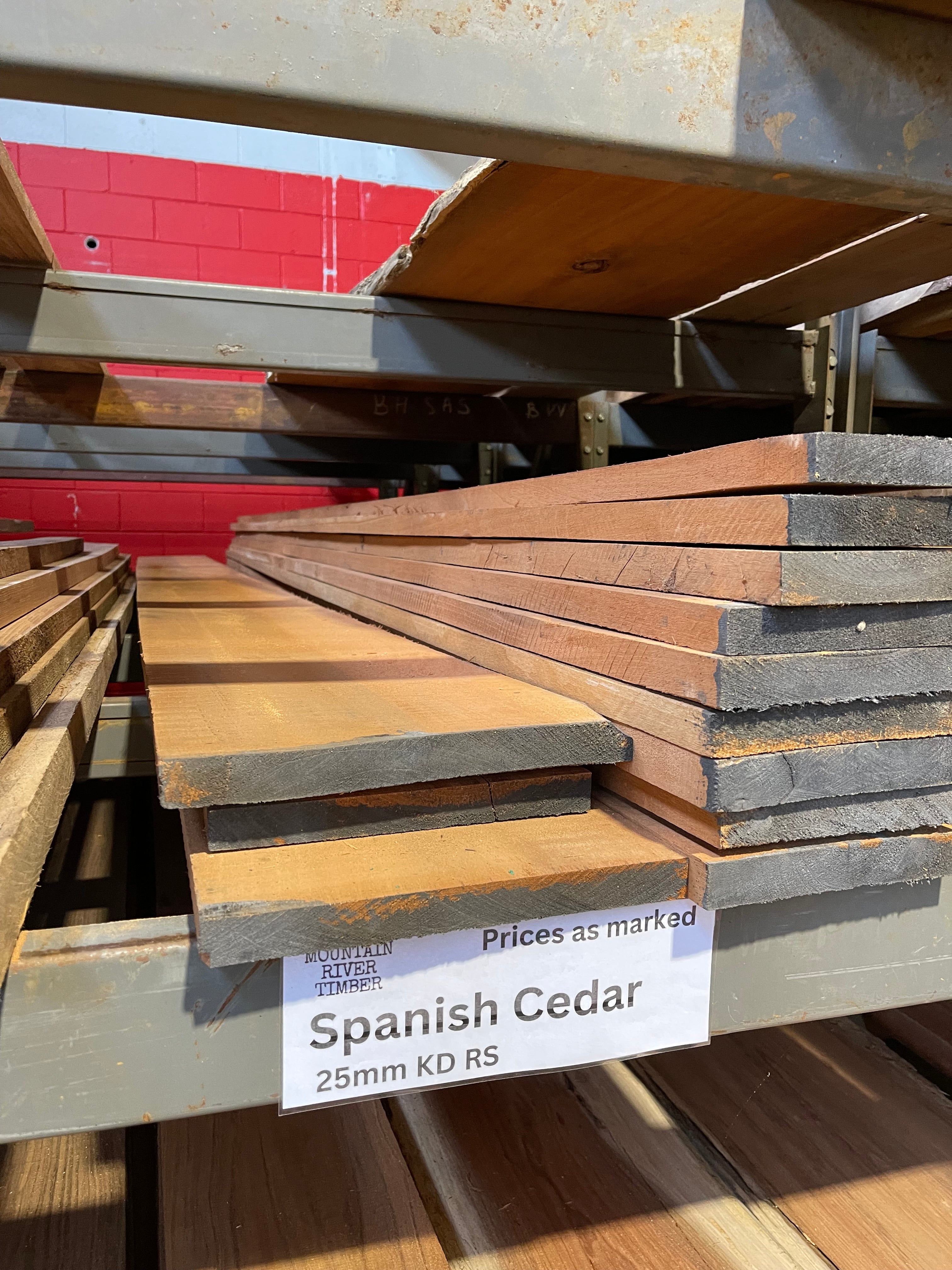 Spanish Cedar Boards Rough Sawn 
