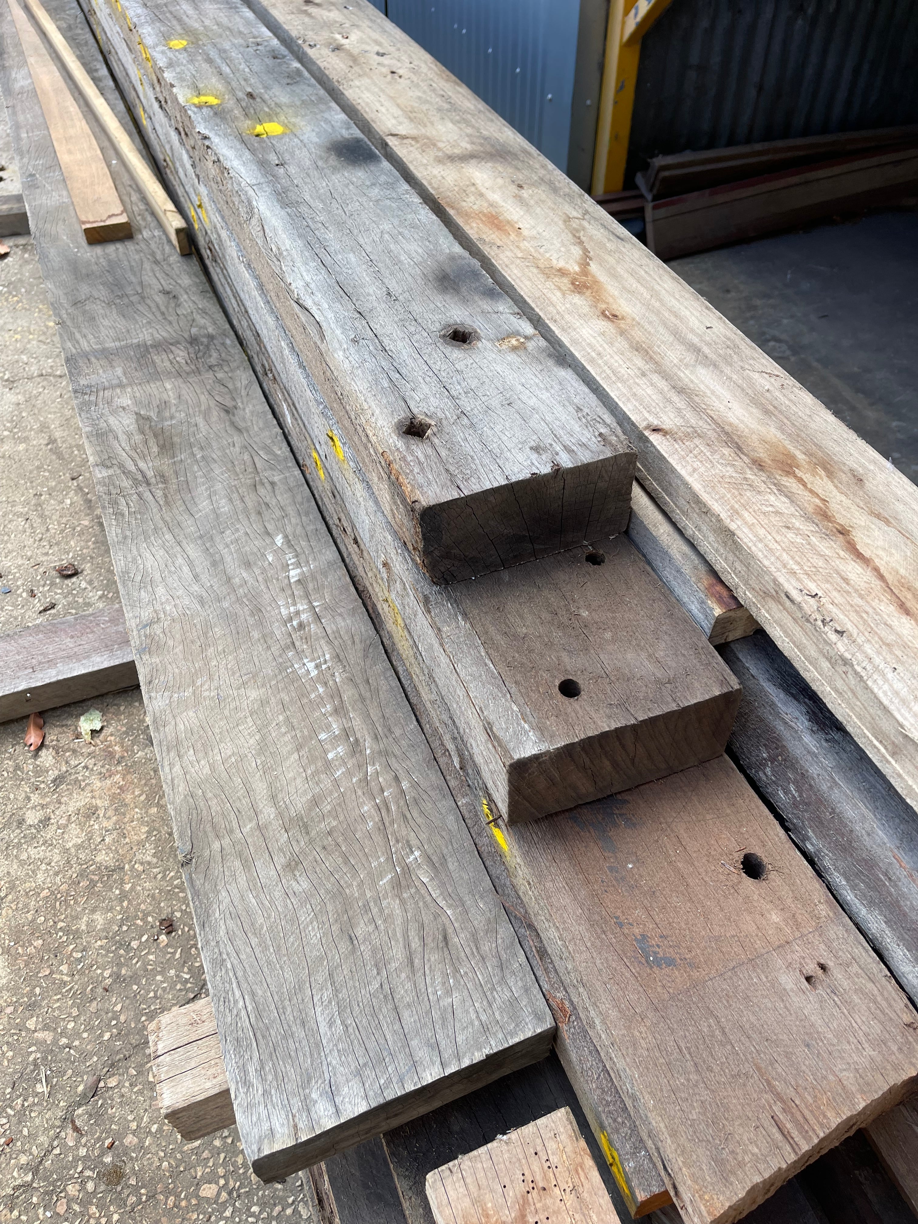 Recycled Hardwood Beams