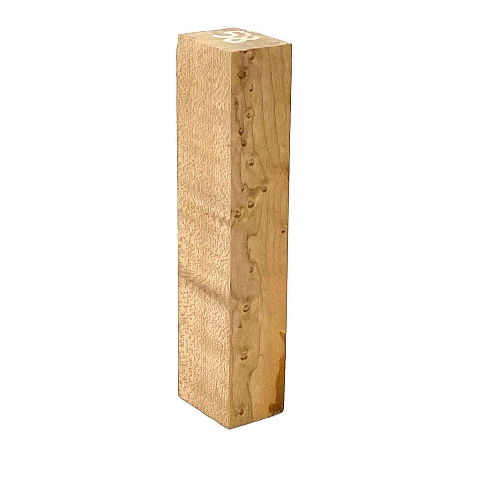 Rock Maple, Handle Block Stabilized , 160 X 40 X 29, Carving , Front Side