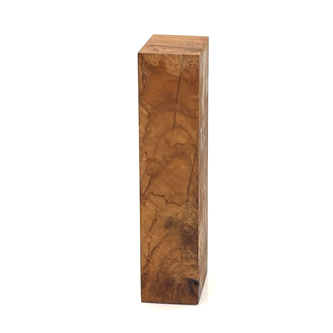 Santos Palisander, Handle Block Stabilized , 151 X 50 X 34, Carving , Right Side