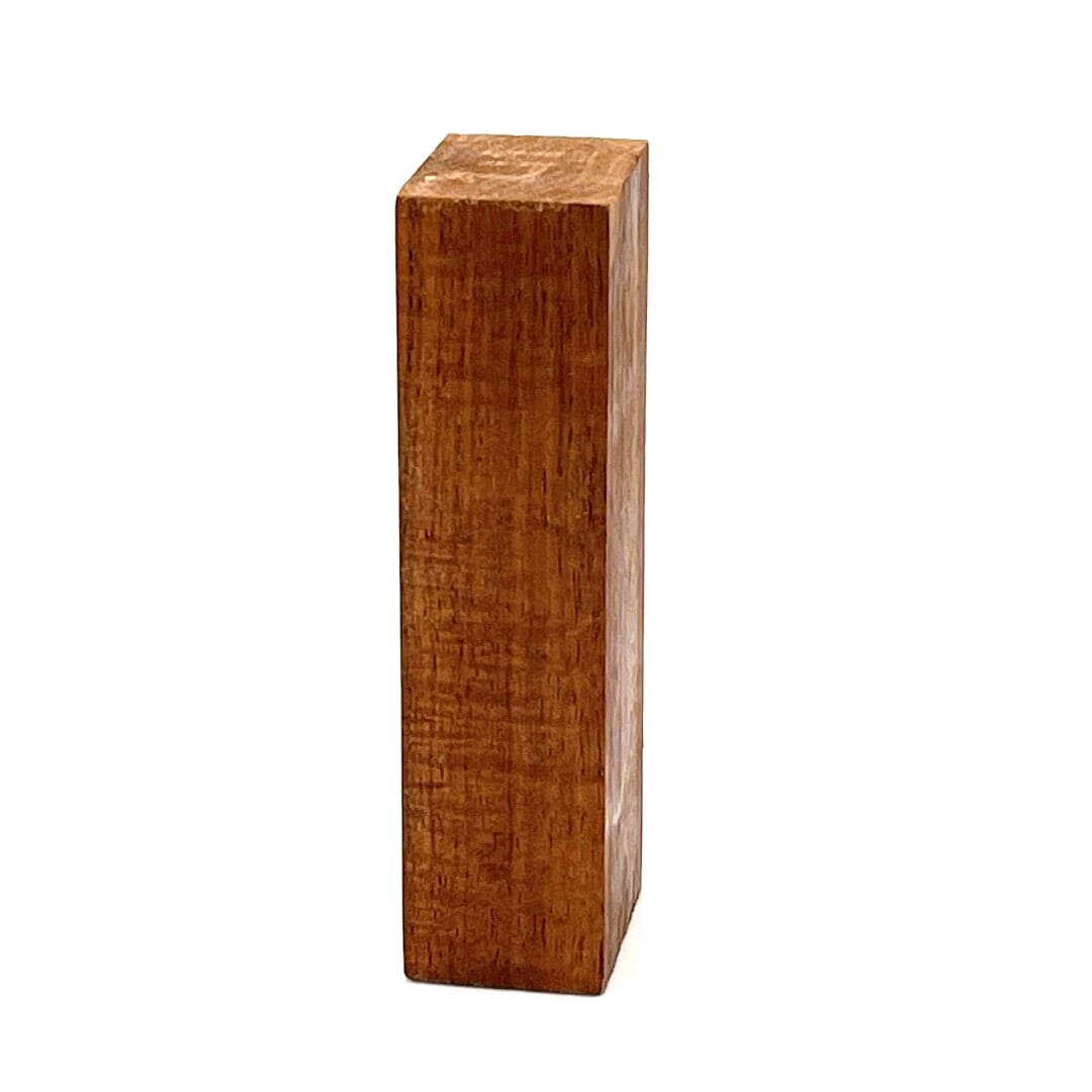 Figured Blackwood, Handle Block Stabilized , 141 X 46 X 36, Carving , Back Side