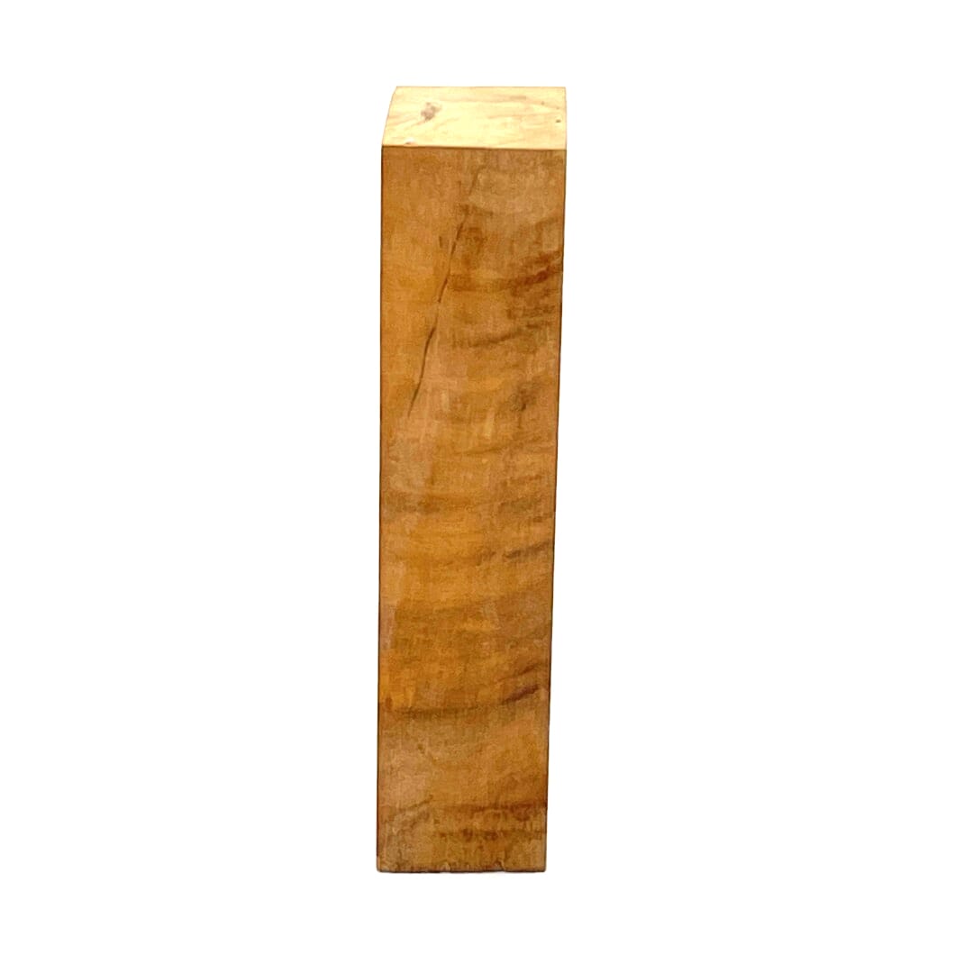 Figured Huon Pine, Handle Block Stabilized , 149 X 49 X 33, Carving , Back Side